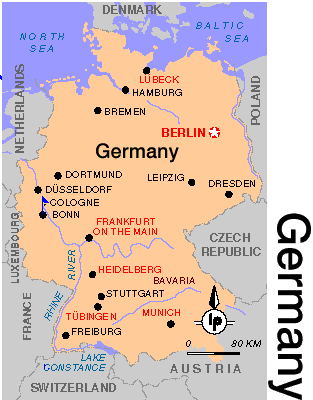Map of germany